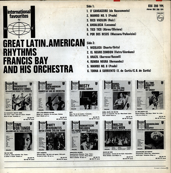 ladda ner album Francis Bay And His Orchestra - Great Latin American Rhythms