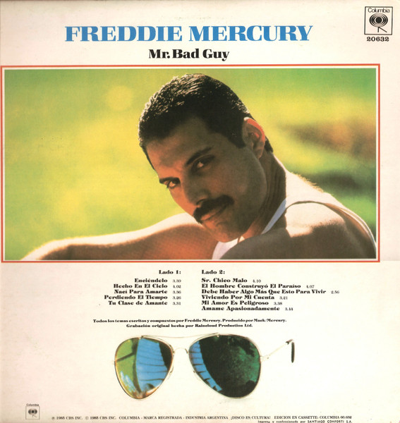 Freddie Mercury – Mr. Bad Guy (1985, Vinyl) - Discogs