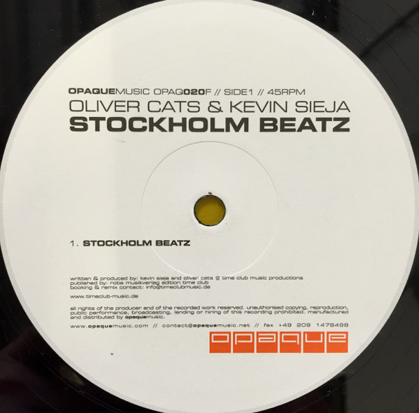 télécharger l'album Oliver Cats & Kevin Sieja - Stockholm Beatz