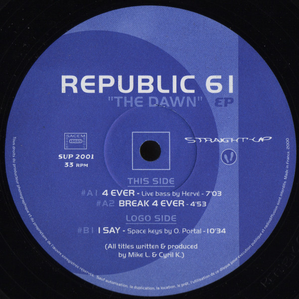 Republic 61 – The Dawn EP (2000
