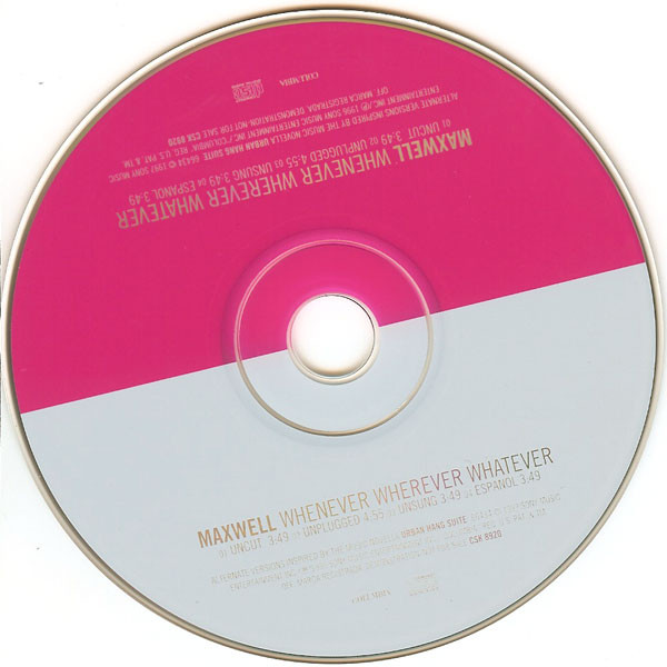 last ned album Maxwell - Whenever Wherever Whatever