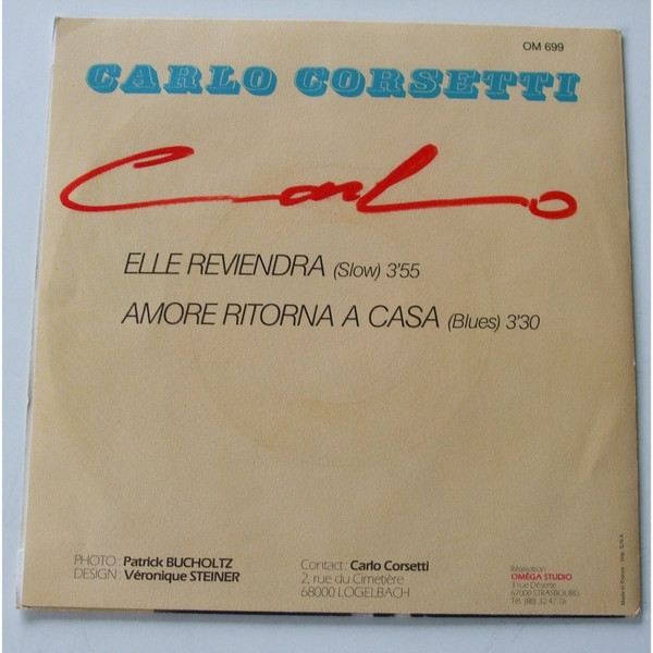 télécharger l'album Carlo Corsetti - Elle Reviendra