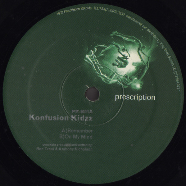 Konfusion Kidzz – Remember / On My Mind (1998, Vinyl) - Discogs