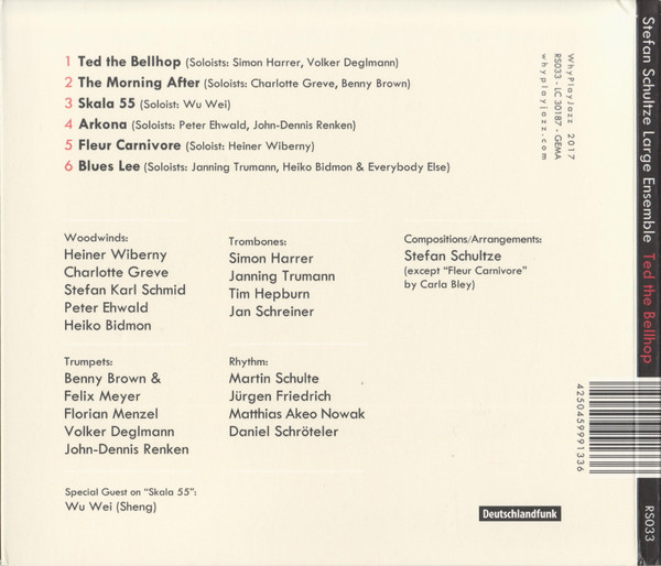 télécharger l'album Stefan Schultze Large Ensemble - Ted The Bellhop