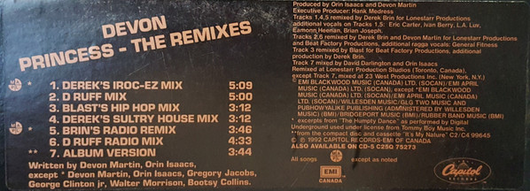ladda ner album Devon - Princess The Remixes