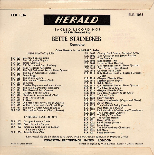 baixar álbum Bette Stalnecker - Bette Stalnecker