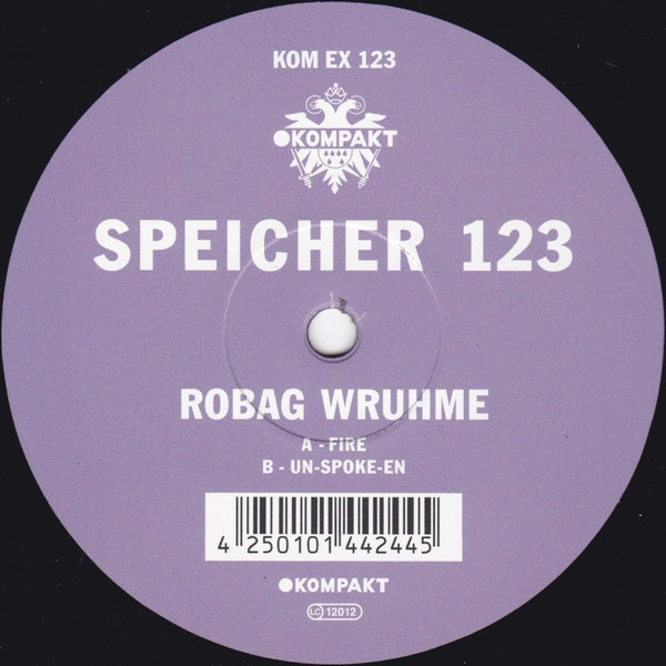 Robag Wruhme - Speicher 123 | Kompakt Extra (KOM EX 123) - main