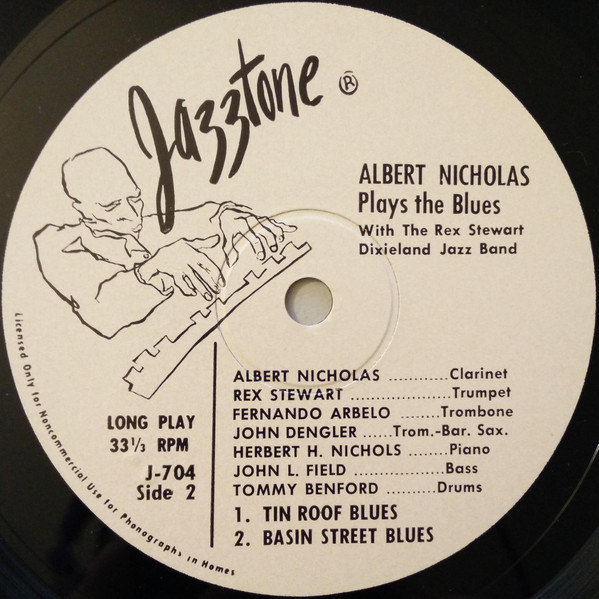 lataa albumi Albert Nicholas - Plays The Blues
