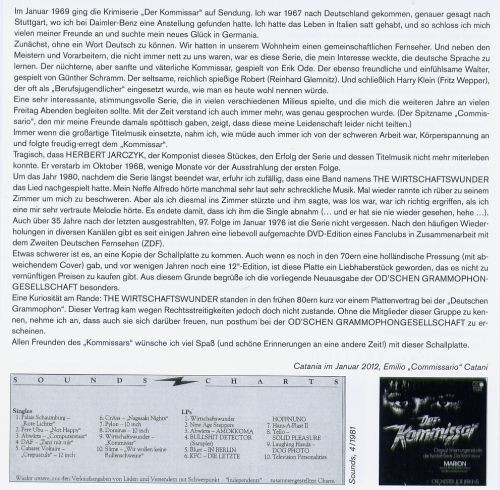 last ned album Orchester Joe Jerkins, The Wirtschaftswunder - Der Kommissar
