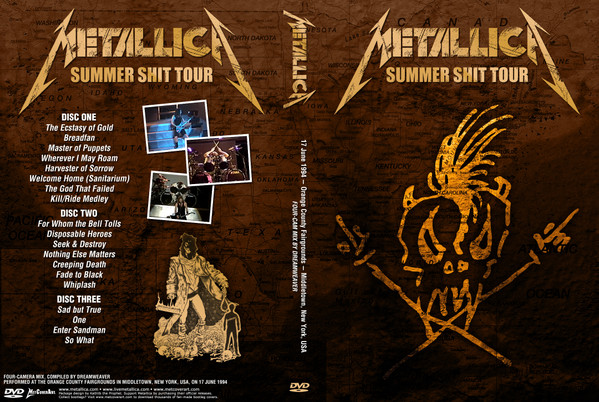 Metallica – Summer Shit Tour 94 (2010, DVDr) - Discogs