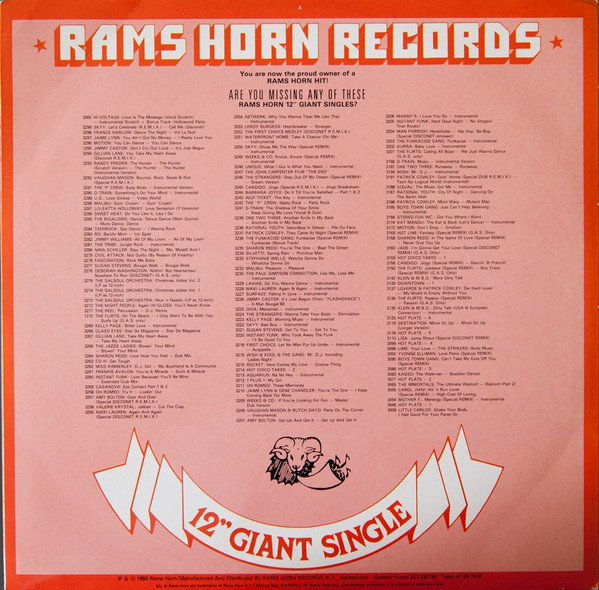 Various - Prime Cuts From Greatest HI-NRG Hits | Rams Horn Records (RHR 3382) - 2