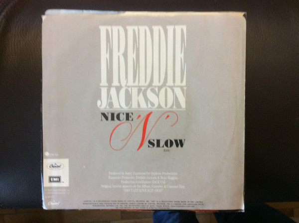 Freddie Jackson - Nice 'N' Slow | Capitol Records (B-44171) - 2