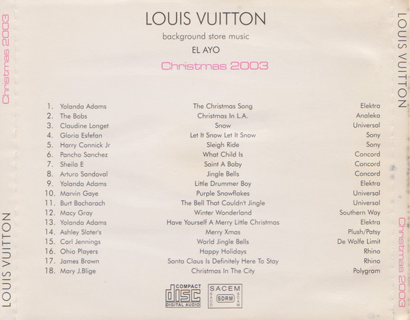 last ned album Various - Various Louis Vuitton Background Store Music Christmas 2003