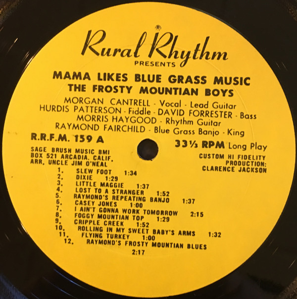 télécharger l'album Raymond Fairchild - Mama Likes Blue Grass Music