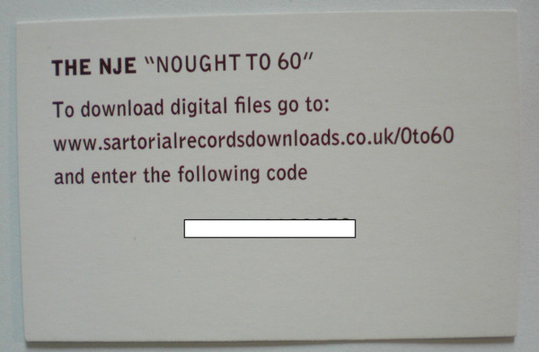 NJE - Nought To 60 | Sartorial Records (FIT083LP) - 6