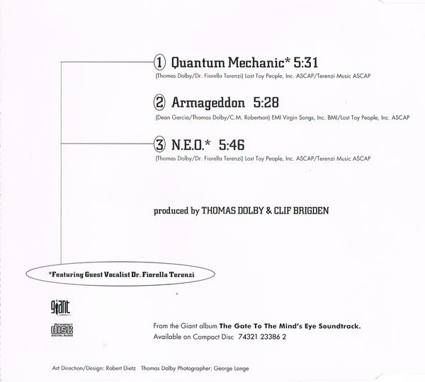 baixar álbum Thomas Dolby - Quantum Mechanic