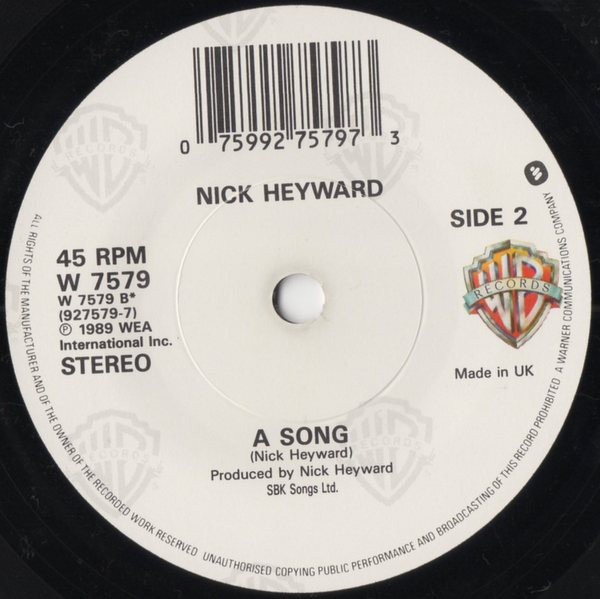 Nick Heyward – Tell Me Why (1989, Vinyl) - Discogs