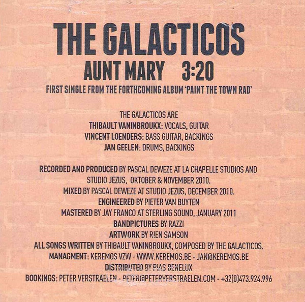 lataa albumi The Galacticos - Aunt Mary