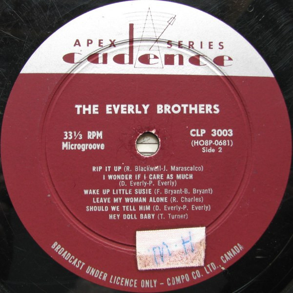 The Everly Brothers - The Everly Brothers | Cadence (CLP-3003) - 4