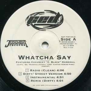 Whatcha Say (Vinyl, 12