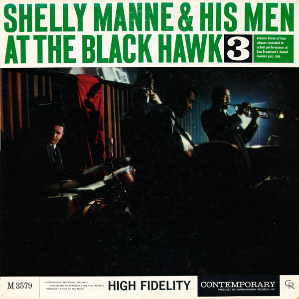 Shelly Manne & His Men – At The Black Hawk, Vol. 3 (1960, Vinyl 