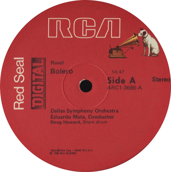 RCA Red Seal USRSSD1 Labels