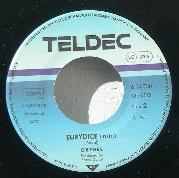 lataa albumi Orphée - Eurydice