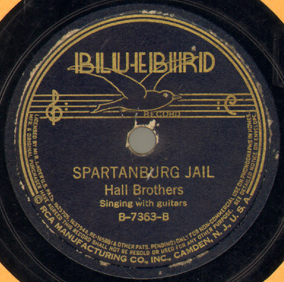 last ned album Hall Brothers - McDowell Blues Spartanburg Jail