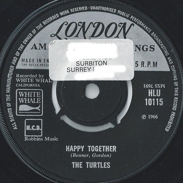 The Turtles – Happy Together (1966, Vinyl) - Discogs