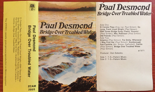 Paul Desmond - Bridge Over Troubled Water | Releases | Discogs