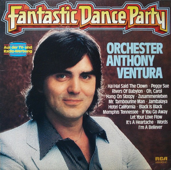 Обложка конверта виниловой пластинки Orchester Anthony Ventura - Fantastic Dance Party