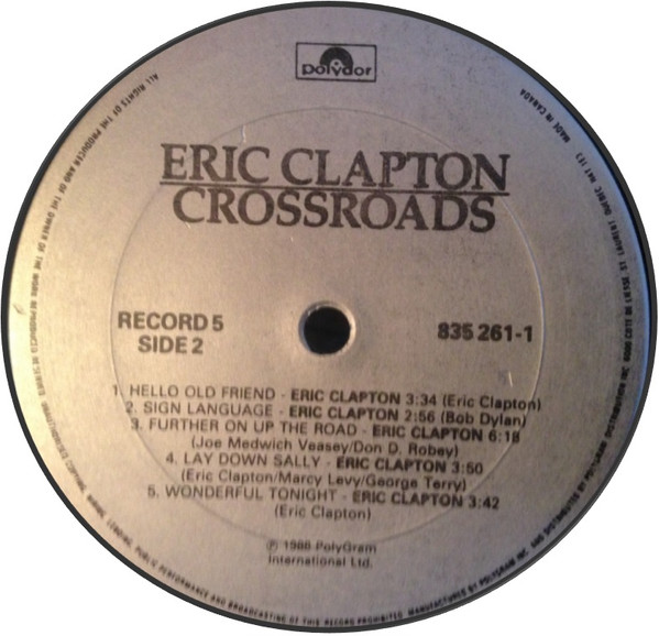 Eric Clapton - Crossroads | Polydor (835 261-1) - 14