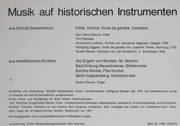 descargar álbum Various - Musik Auf Historischen Instrumenten Folge 3