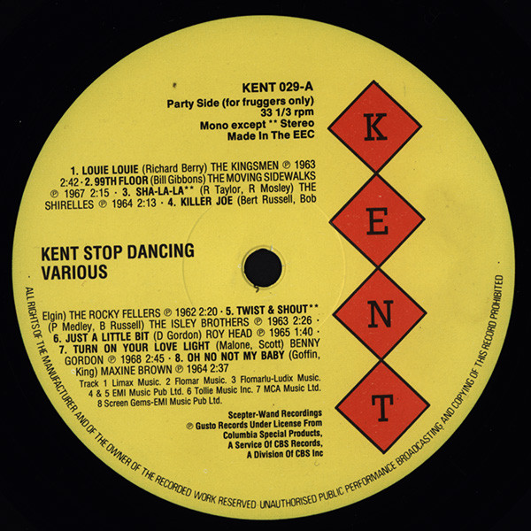lataa albumi Various - Kent Stop Dancing