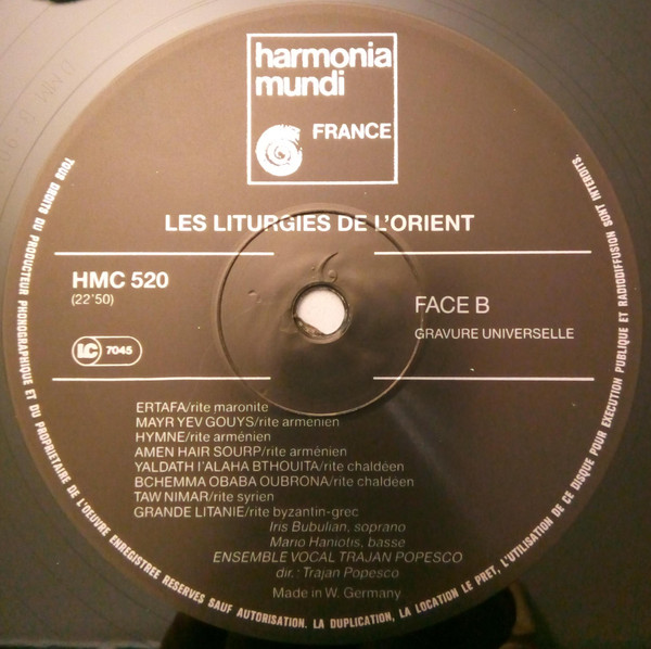 télécharger l'album Various - Les Liturgies De LOrient