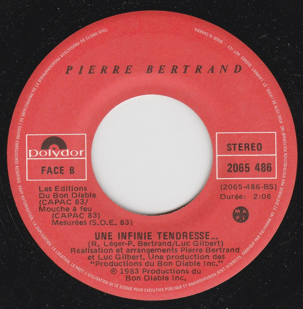 lataa albumi Pierre Bertrand - Ma Blonde Maime Une Infinie Tendresse