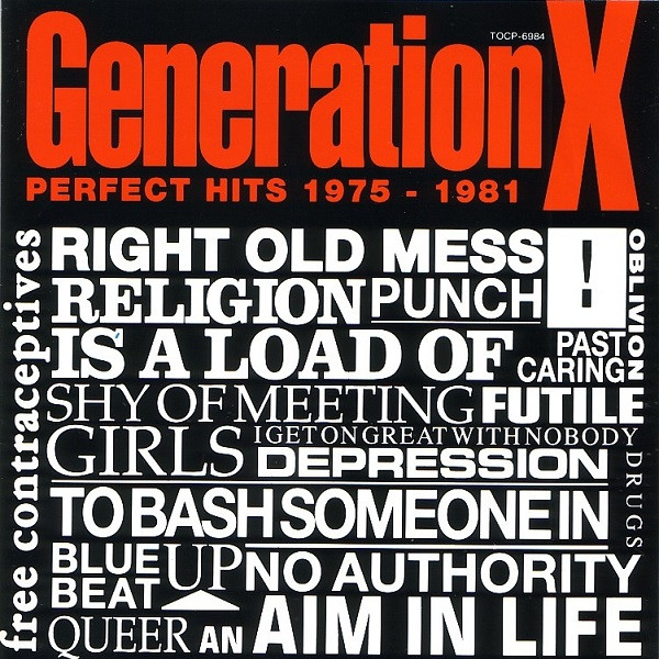 ♪ 新品　ジェネレーションX　Generation X　PERFECT HITS 1975-1981　完全限定盤　Limited Edition　未開封品　sealed promo WPCR-15842