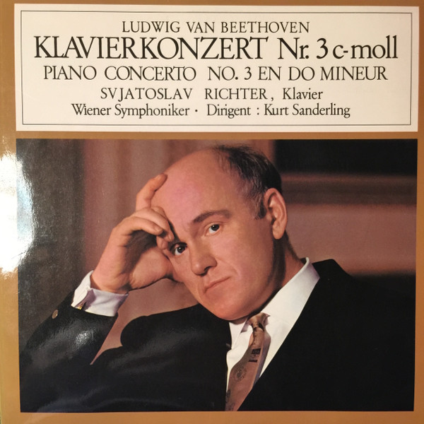 ladda ner album Ludwig van Beethoven Sviatoslav Richter Klavier Wiener Symphoniker Dirigent Kurt Sanderling - Piano Concerto No 3 En Do Mineur