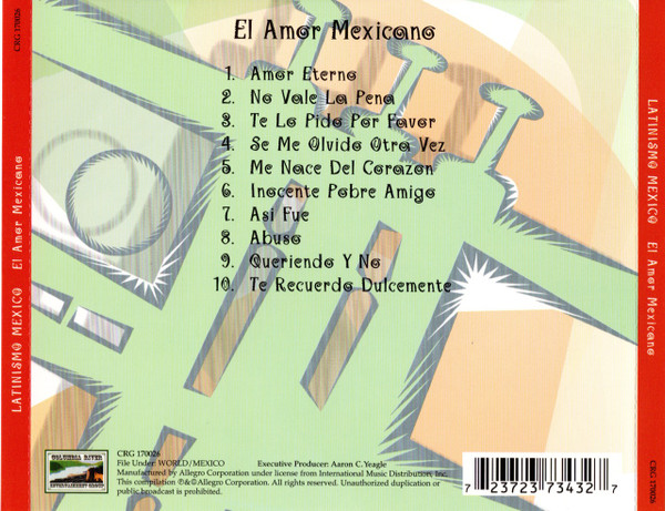 baixar álbum Unknown Artist - El Amor Mexicano