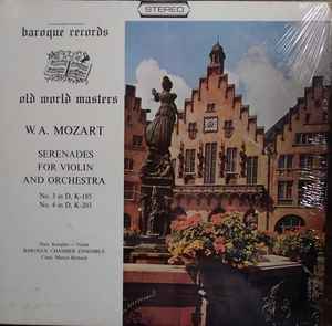 Wolfgang Amadeus Mozart - Serenade No. 3, K.185 / Serenade No. 4, K203 album cover