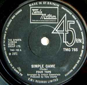 Four Tops - Simple Game album cover