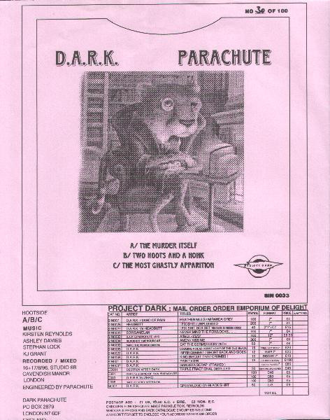 lataa albumi NID DARK Parachute - 123 ABC