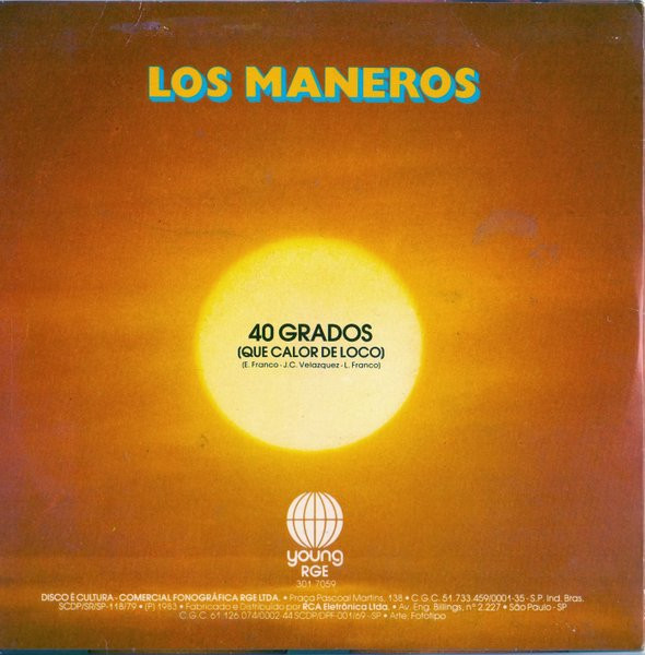 Album herunterladen Los Maneros - 40 Grados Que Calor De Loco