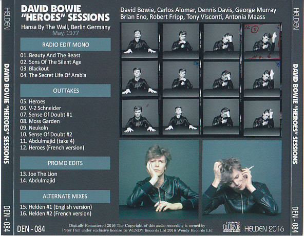 baixar álbum David Bowie - Heroes Sessions