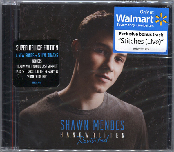 Shawn Mendes Handwritten Revisited 2015 Walmart Exclusive CD   MS0xMTgzLmpwZWc 