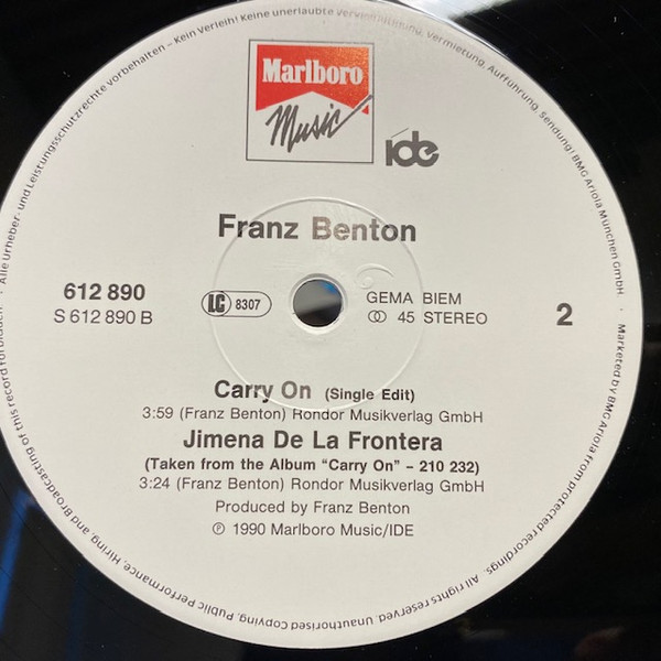 ladda ner album Franz Benton & Sarah Jane Morris - Carry On