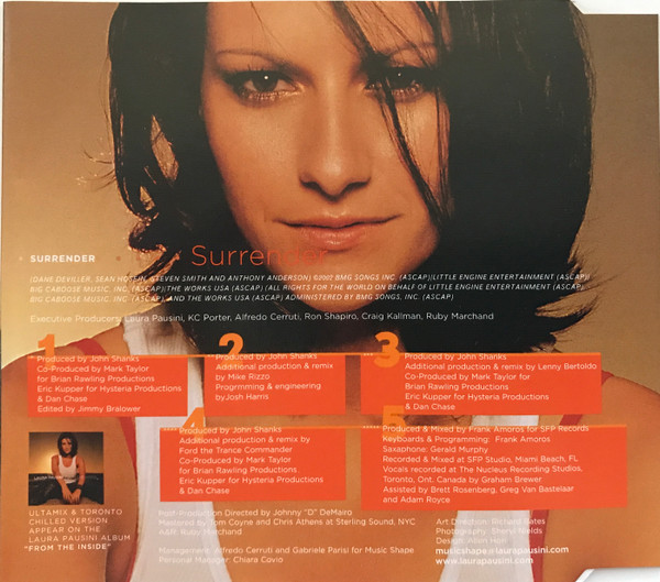 Laura Pausini – Surrender (2003, CD) - Discogs