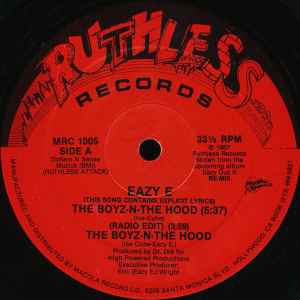 Eazy-E - The Boyz-N-The Hood album cover