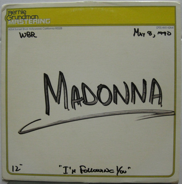Madonna - Now I'm Following You | Releases | Discogs