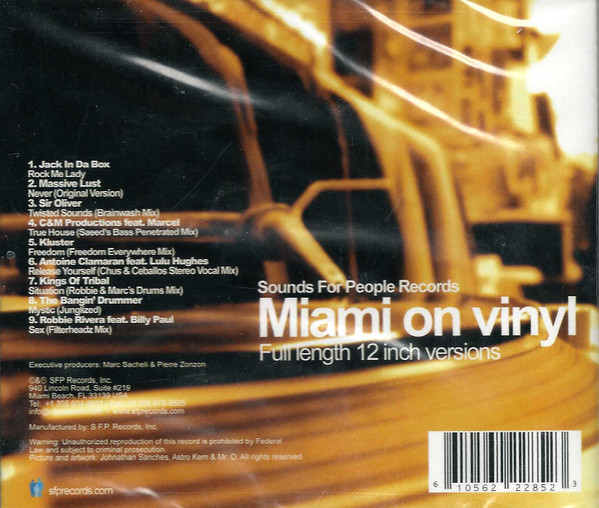 last ned album Various - Miami On Vinyl Full Length 12 Inch Versions